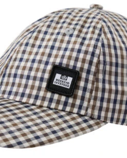 Weekend Offender Clay Cap House Check -Clothing Shop ACAW21 01 CLAY AW21 CHECK 3127