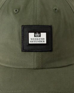 Weekend Offender Valetta Baseball Cap Dark Green -Clothing Shop ACAW22 02 VALETTA DARK GREEN 8247