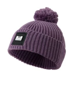 Weekend Offender Georgetown Bobble Hat Dark Grape