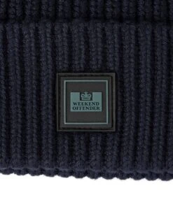 Weekend Offender Kettama Rib Beanie Navy -Clothing Shop ACAW2302 KETTAMA NAVY 5161