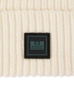 Weekend Offender Kettama Rib Beanie Winter White -Clothing Shop ACAW2302 KETTAMA WINTER WHITE 5160