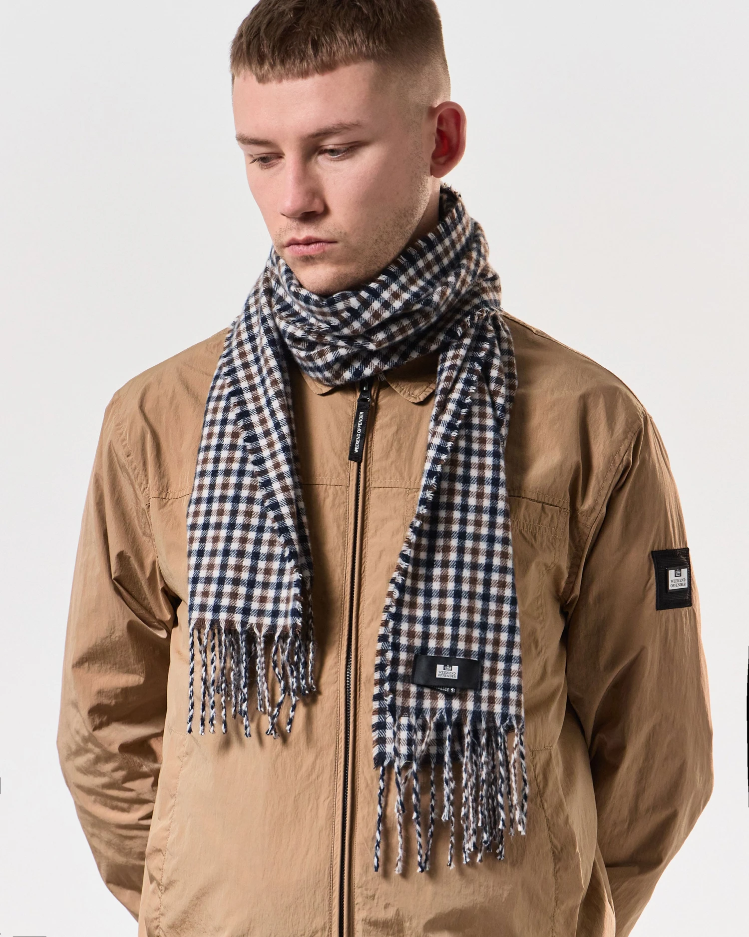 Weekend Offender Nurmagomedov Scarf Mid House Check 2 Weekend Offender Nurmagomedov Scarf Mid House Check - Image 2