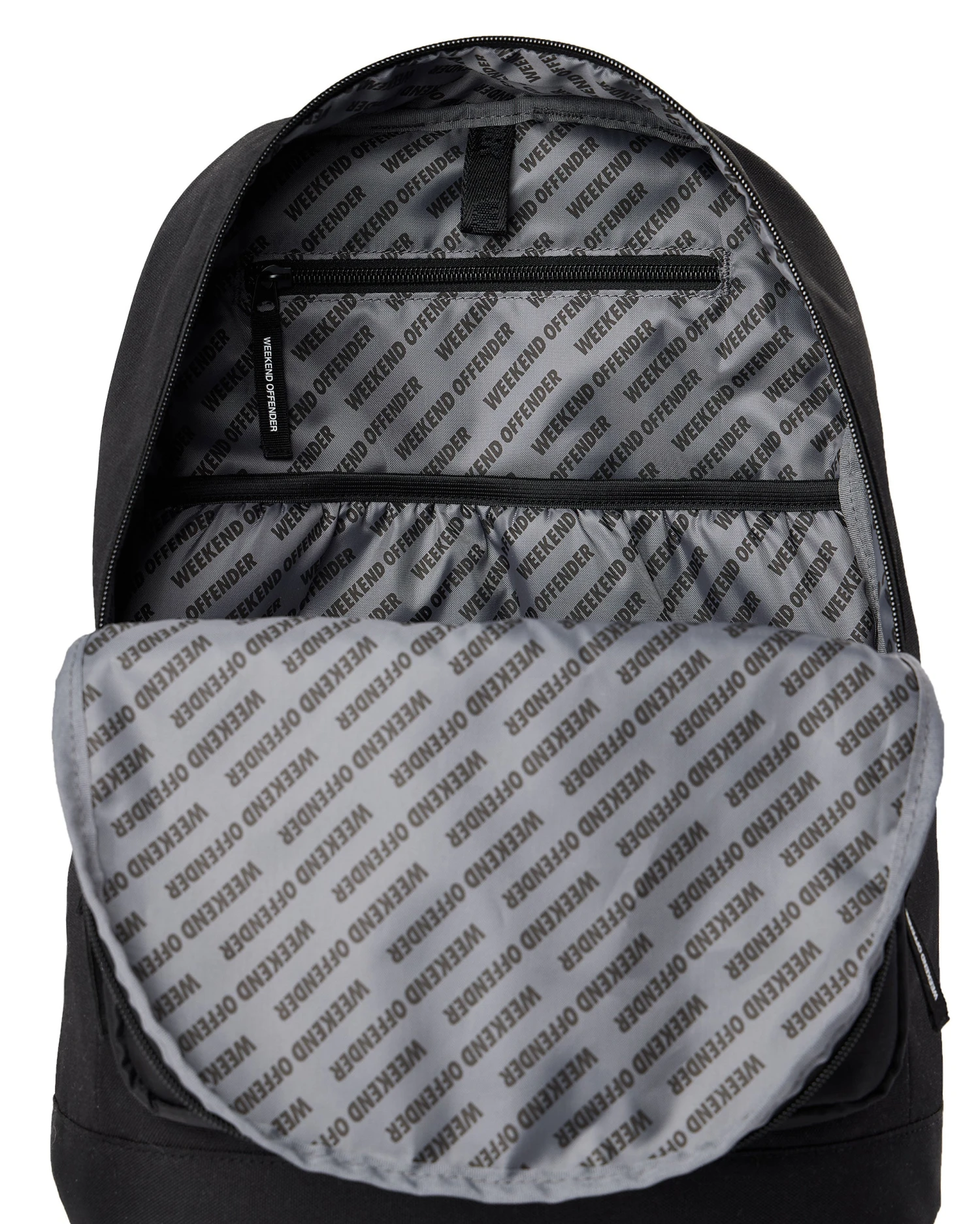 Weekend Offender Classic Rucksack Black Ripstop 5 Weekend Offender Classic Rucksack Black Ripstop - Image 5