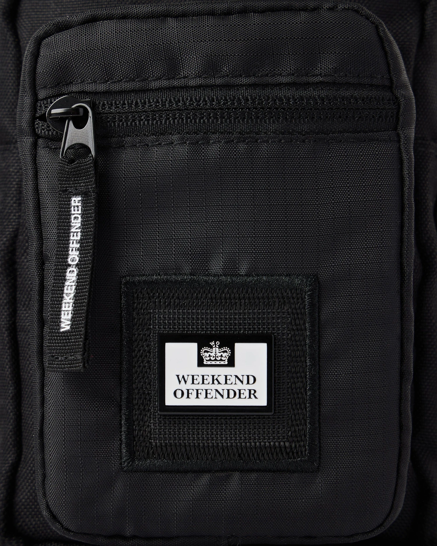 Weekend Offender Small Crossbody Bag Black Ripstop 6 Weekend Offender Small Crossbody Bag Black Ripstop - Image 6