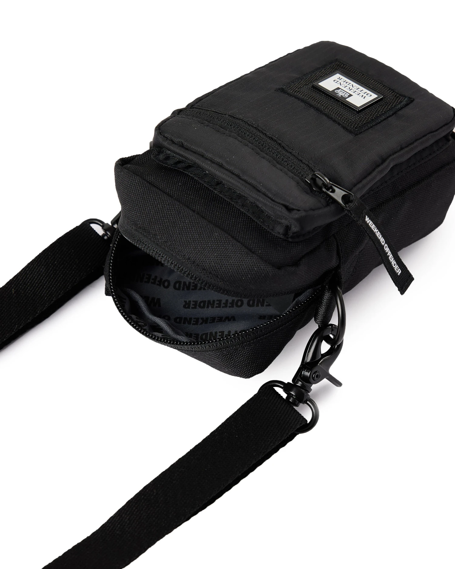 Weekend Offender Small Crossbody Bag Black Ripstop 5 Weekend Offender Small Crossbody Bag Black Ripstop - Image 5