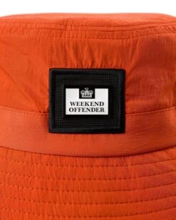 Weekend Offender Long Beach Blvd Bucket Hat Pure Orange -Clothing Shop ACSS2402 LONG BEACH BOULEVARD PURE ORANGE 3085