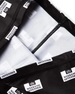 Weekend Offender Neck Gaiter Mask Black -Clothing Shop BIG FACE MASK DETAIL 2