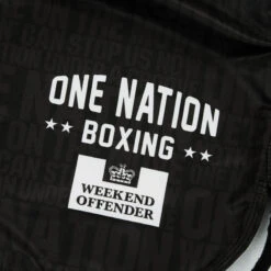 Weekend Offender One Nation Rashguard And Shorts Set Black -Clothing Shop Black SS22 ONE NATION SHORT DETAIL 2