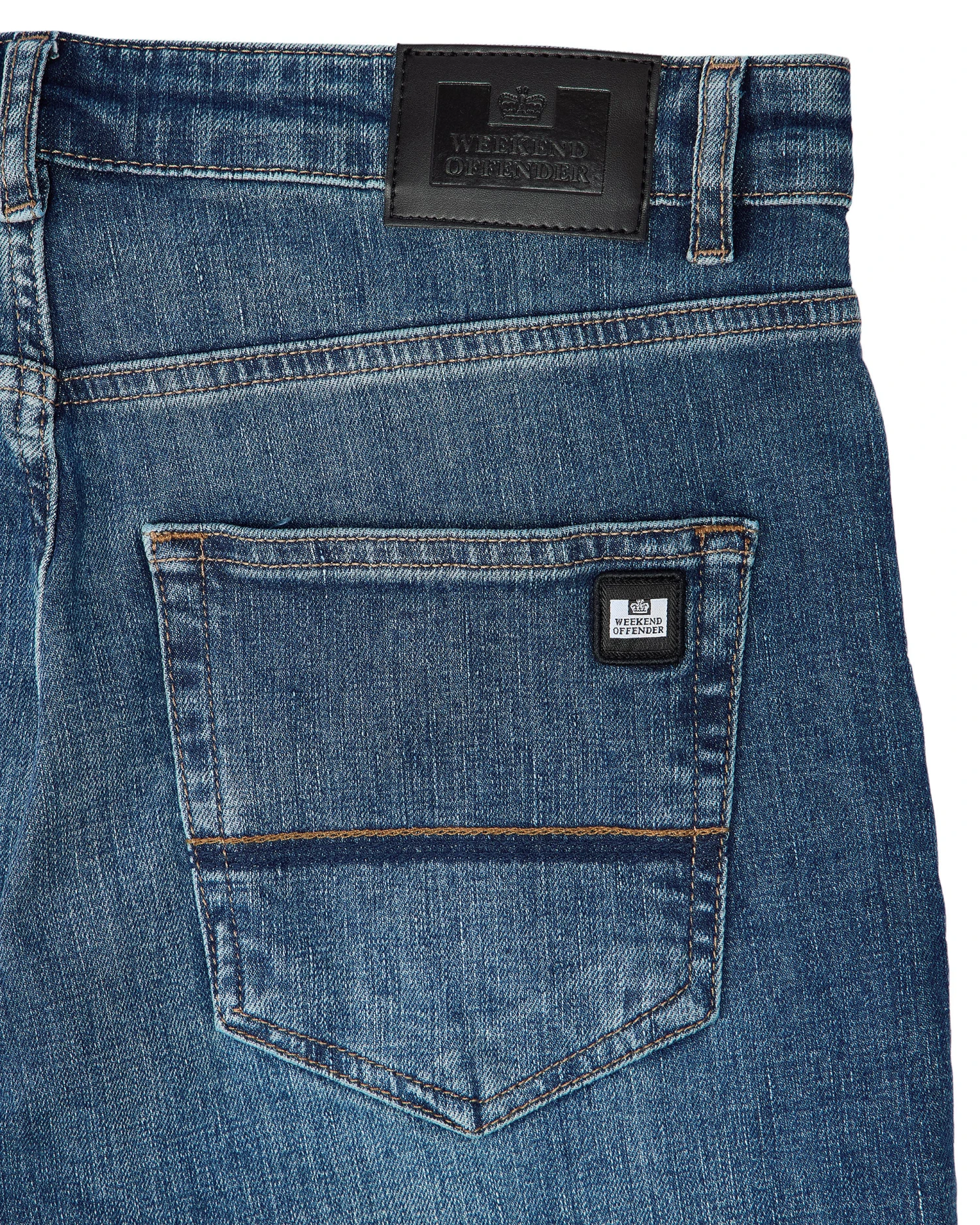 Weekend Offender 444 Easy Washed Vintage Denim Jeans 5 Weekend Offender 444 Easy Washed Vintage Denim Jeans - Image 5