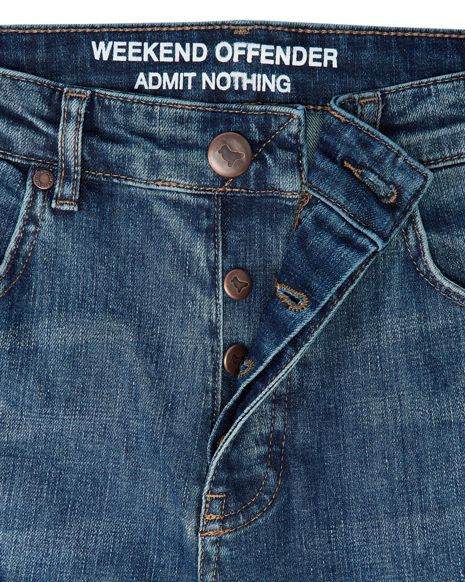 Weekend Offender 444 Easy Washed Vintage Denim Jeans 6 Weekend Offender 444 Easy Washed Vintage Denim Jeans - Image 6