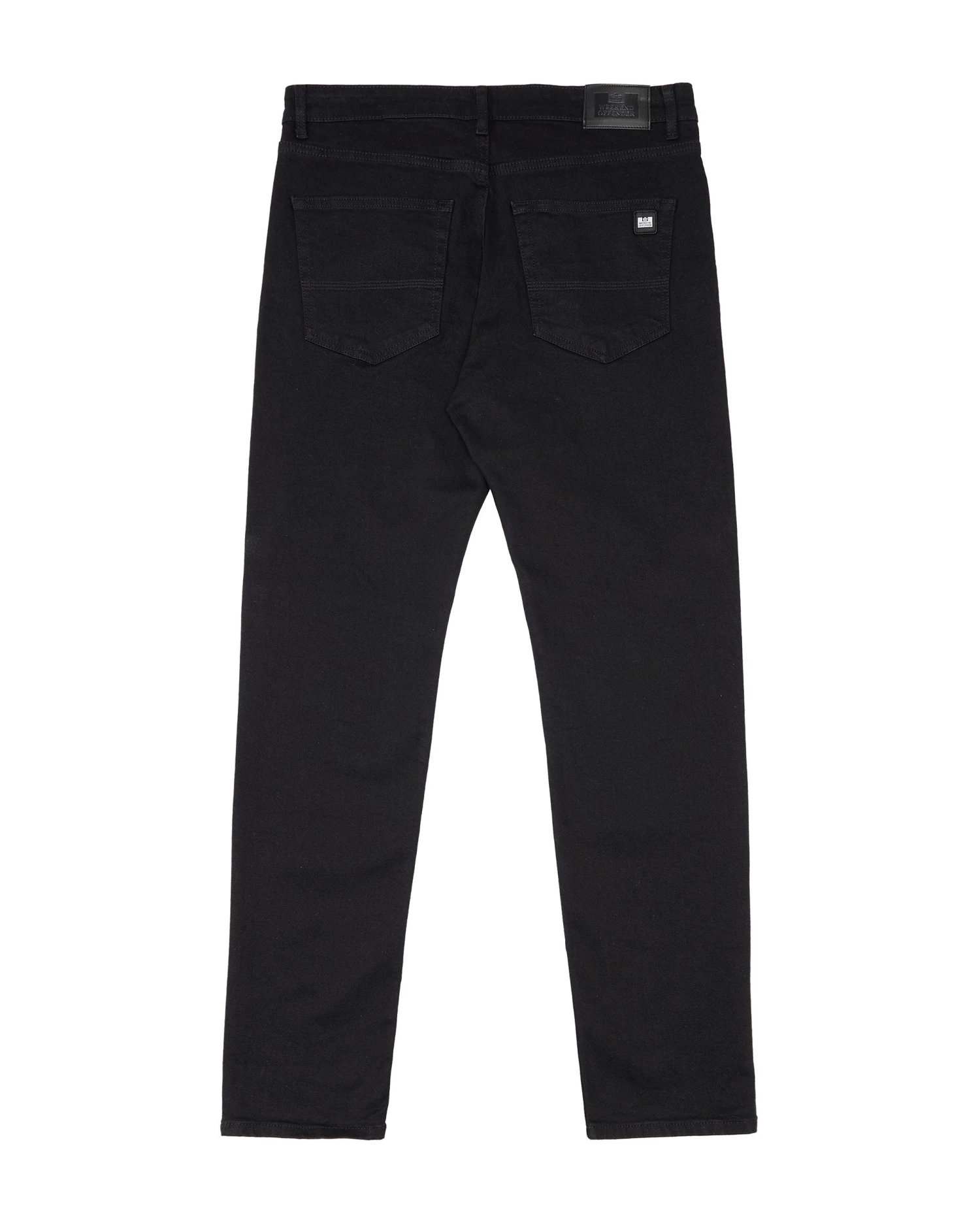 Weekend Offender 444 Tapered Black Denim Jeans 2 Weekend Offender 444 Tapered Black Denim Jeans - Image 2