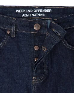 Weekend Offender 444 Tapered Dark Rinsed Denim Jeans -Clothing Shop DENIM TAPERED DARK RINSED 7699