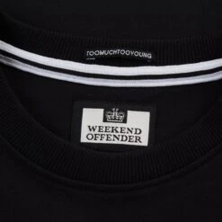 Weekend Offender Euro Series Deutschland Sweatshirt Black -Clothing Shop EURO 2021 SWEAT DEUTSCHLAND BLACK DETAIL 1