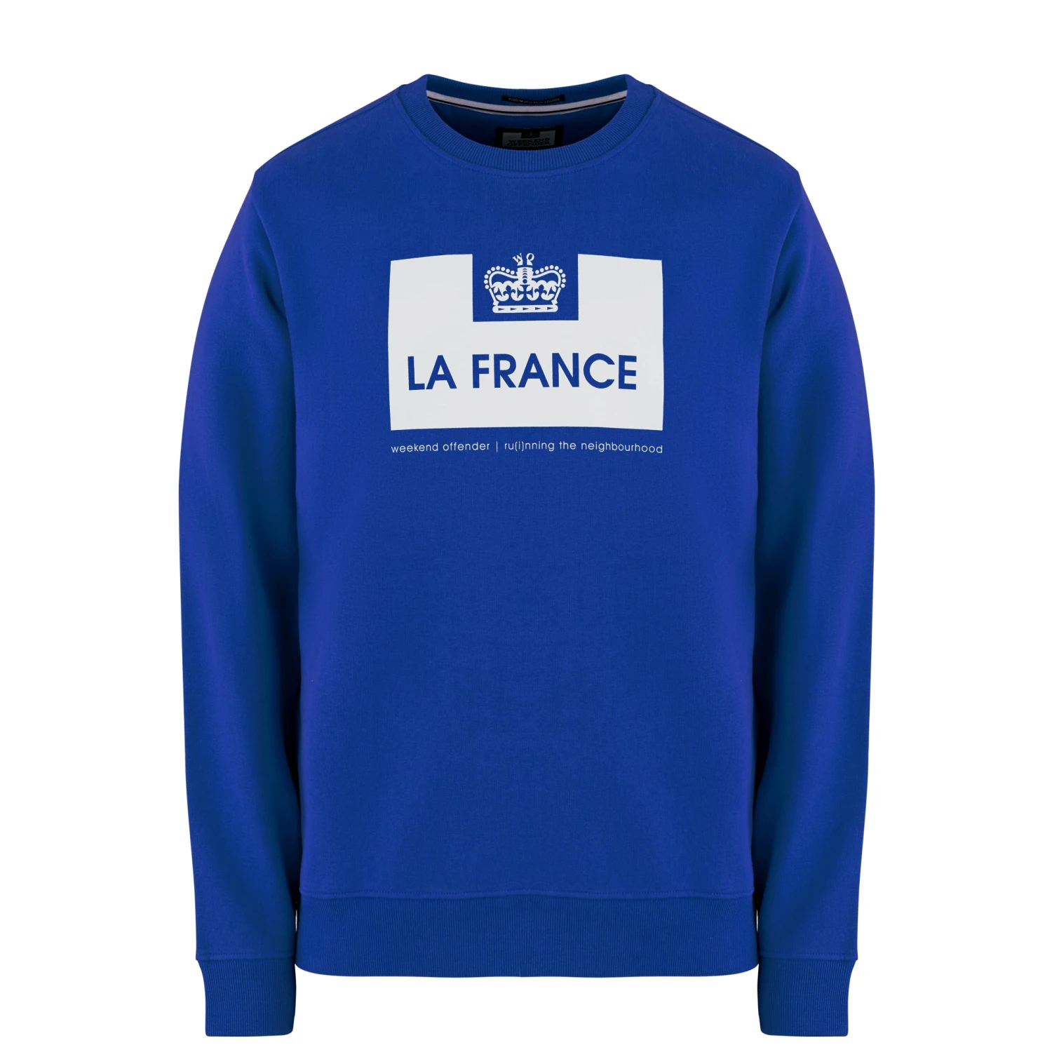 Weekend Offender Euro Series La France Sweatshirt Electric 1 Weekend Offender Euro Series La France Sweatshirt Electric