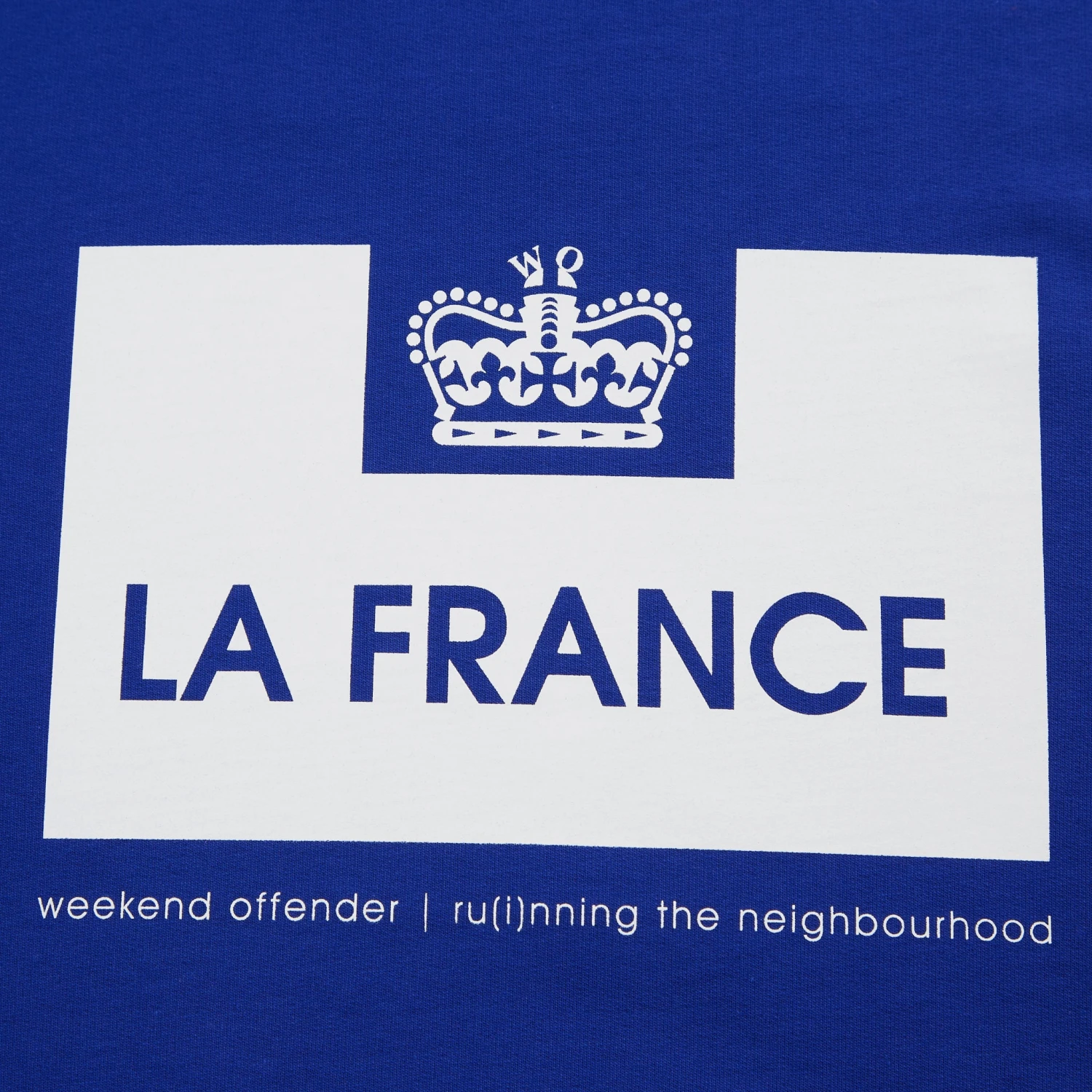 Weekend Offender Euro Series La France Sweatshirt Electric 2 Weekend Offender Euro Series La France Sweatshirt Electric - Image 2