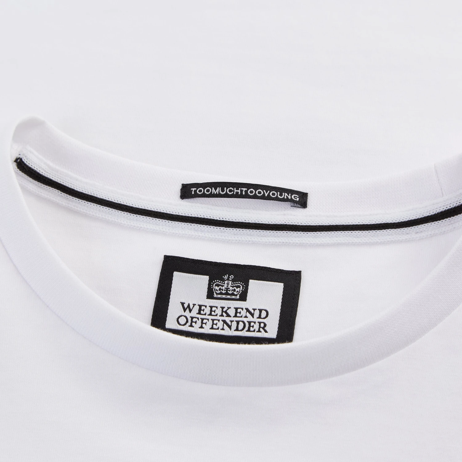 Weekend Offender Euro Series Denmark T-Shirt White 4 Weekend Offender Euro Series Denmark T-Shirt White - Image 4