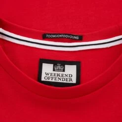 Weekend Offender Euro Series España T-Shirt Red -Clothing Shop EURO 2021 TEE ESPANA RED DETAIL 1
