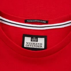 Weekend Offender Euro Series Portugal T-Shirt Red 7 Weekend Offender Euro Series Portugal T-Shirt Red -Clothing Shop EURO 2021 TEE PORTUGAL RED DETAIL 1