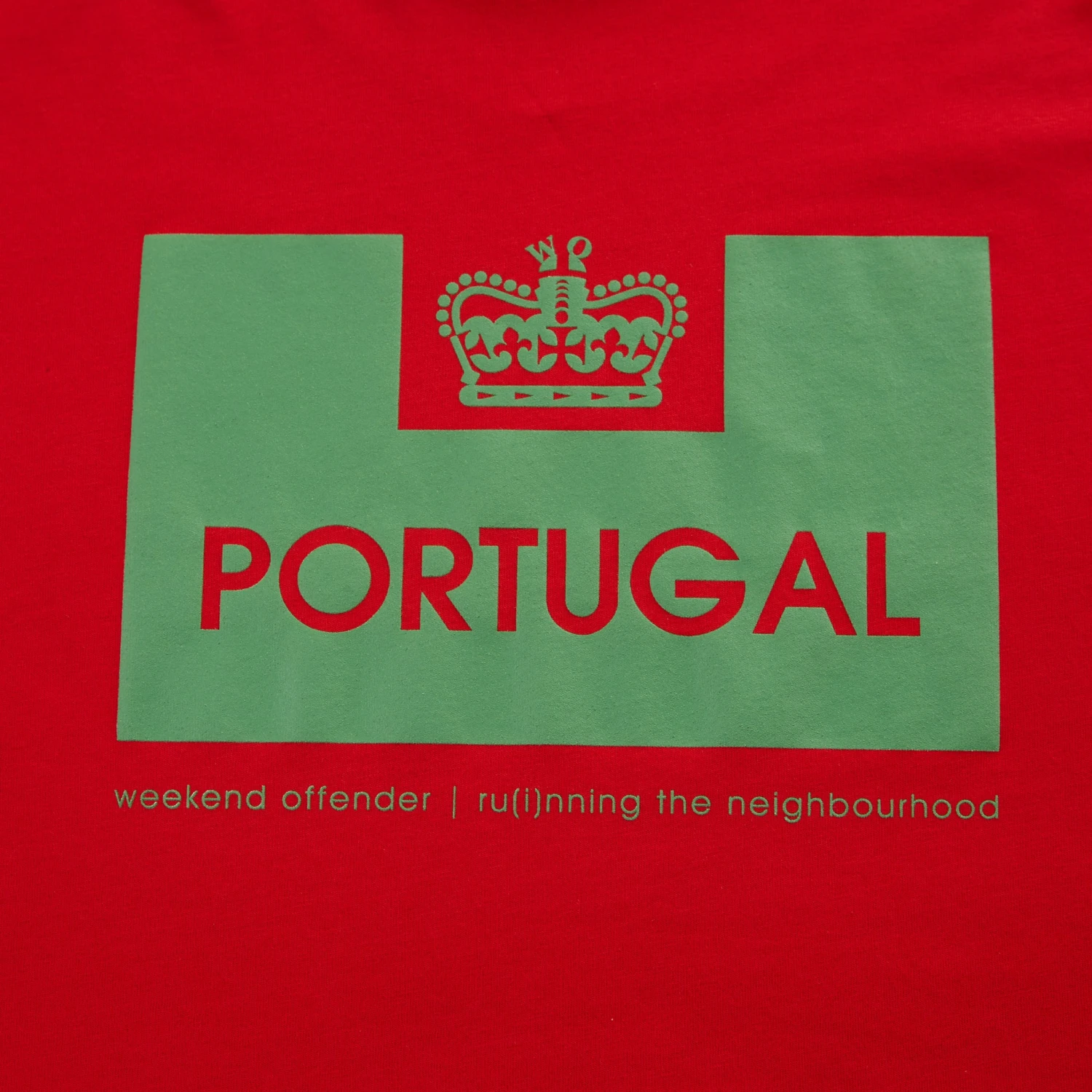 Weekend Offender Euro Series Portugal T-Shirt Red 2 Weekend Offender Euro Series Portugal T-Shirt Red - Image 2