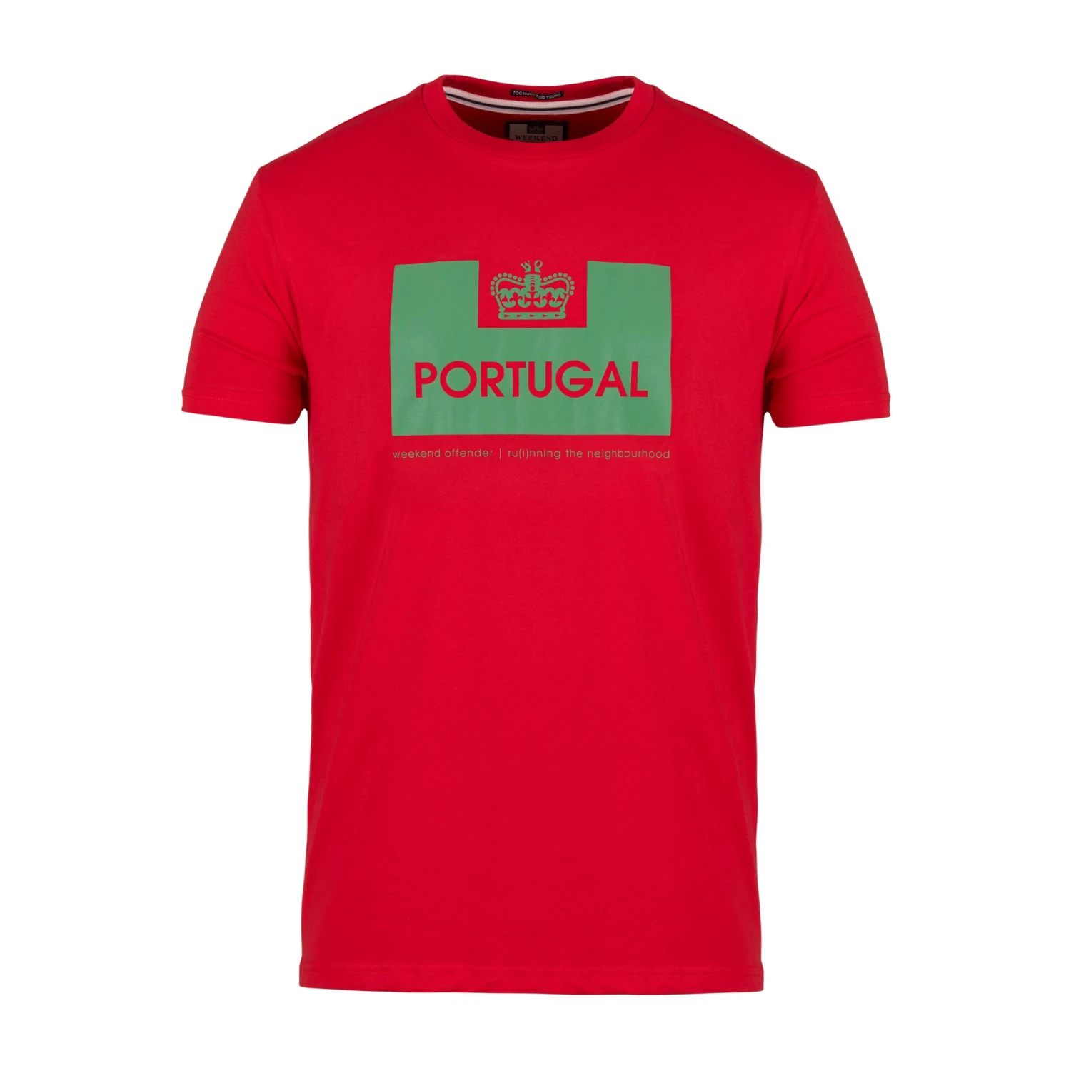 Weekend Offender Euro Series Portugal T-Shirt Red 1 Weekend Offender Euro Series Portugal T-Shirt Red