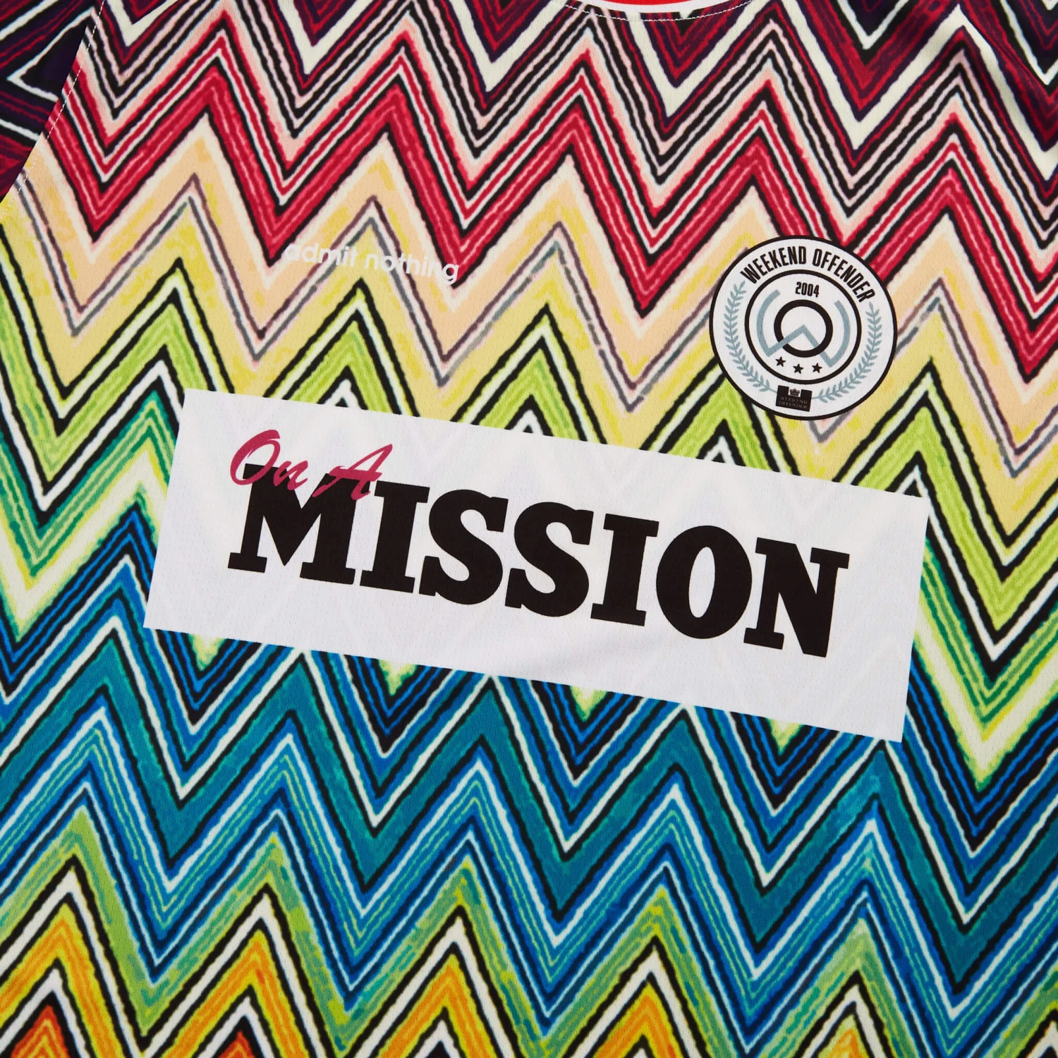 Weekend Offender Mission Football Shirt 2 Weekend Offender Mission Football Shirt - Image 2