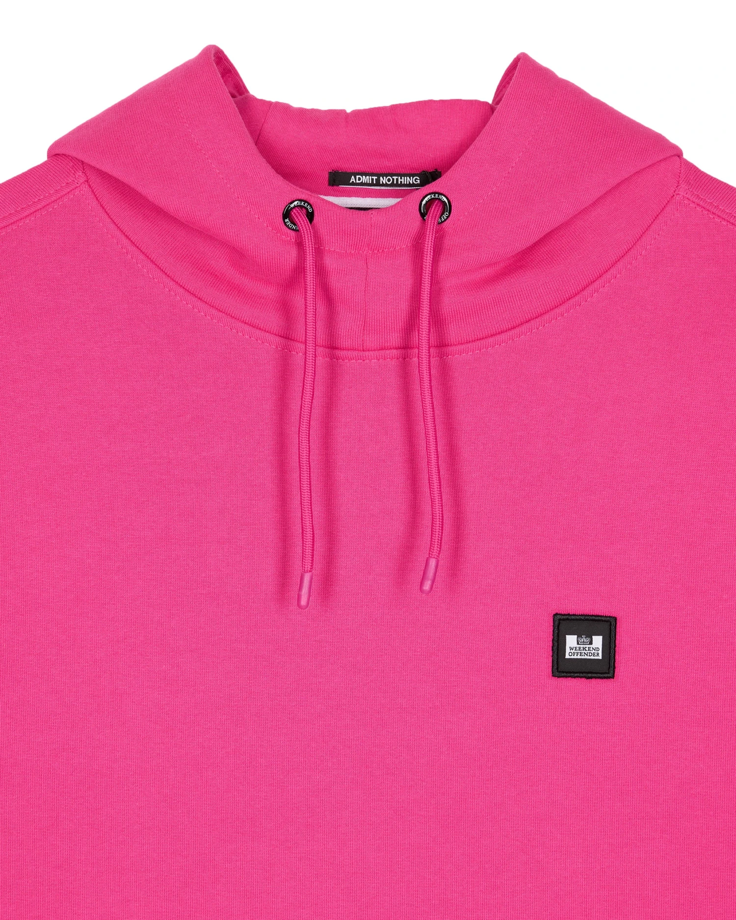 Weekend Offender Ribbe Hoodie Cerise Pink 5 Weekend Offender Ribbe Hoodie Cerise Pink - Image 5