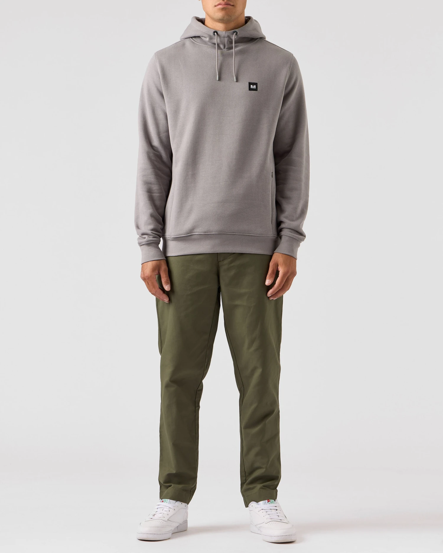 Weekend Offender Ribbe Hoodie Light Grey 2 Weekend Offender Ribbe Hoodie Light Grey - Image 2