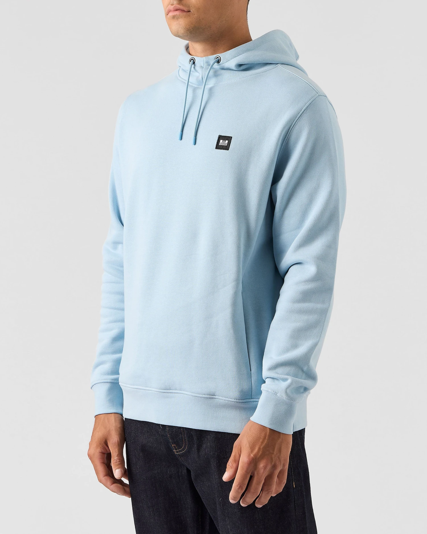 Weekend Offender Ribbe Hoodie Winter Sky Blue 3 Weekend Offender Ribbe Hoodie Winter Sky Blue - Image 3