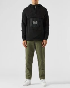 Weekend Offender Tanzmann Mesh Pocket Hoodie Black 9 Weekend Offender Tanzmann Mesh Pocket Hoodie Black -Clothing Shop HDAW2308 TANZMANN BLACK 1939 MODEL