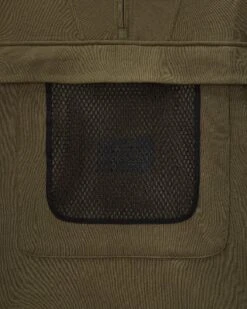 Weekend Offender Tanzmann Mesh Pocket Hoodie Dark Green -Clothing Shop HDAW2308 TANZMANN DARK GREEN 5536