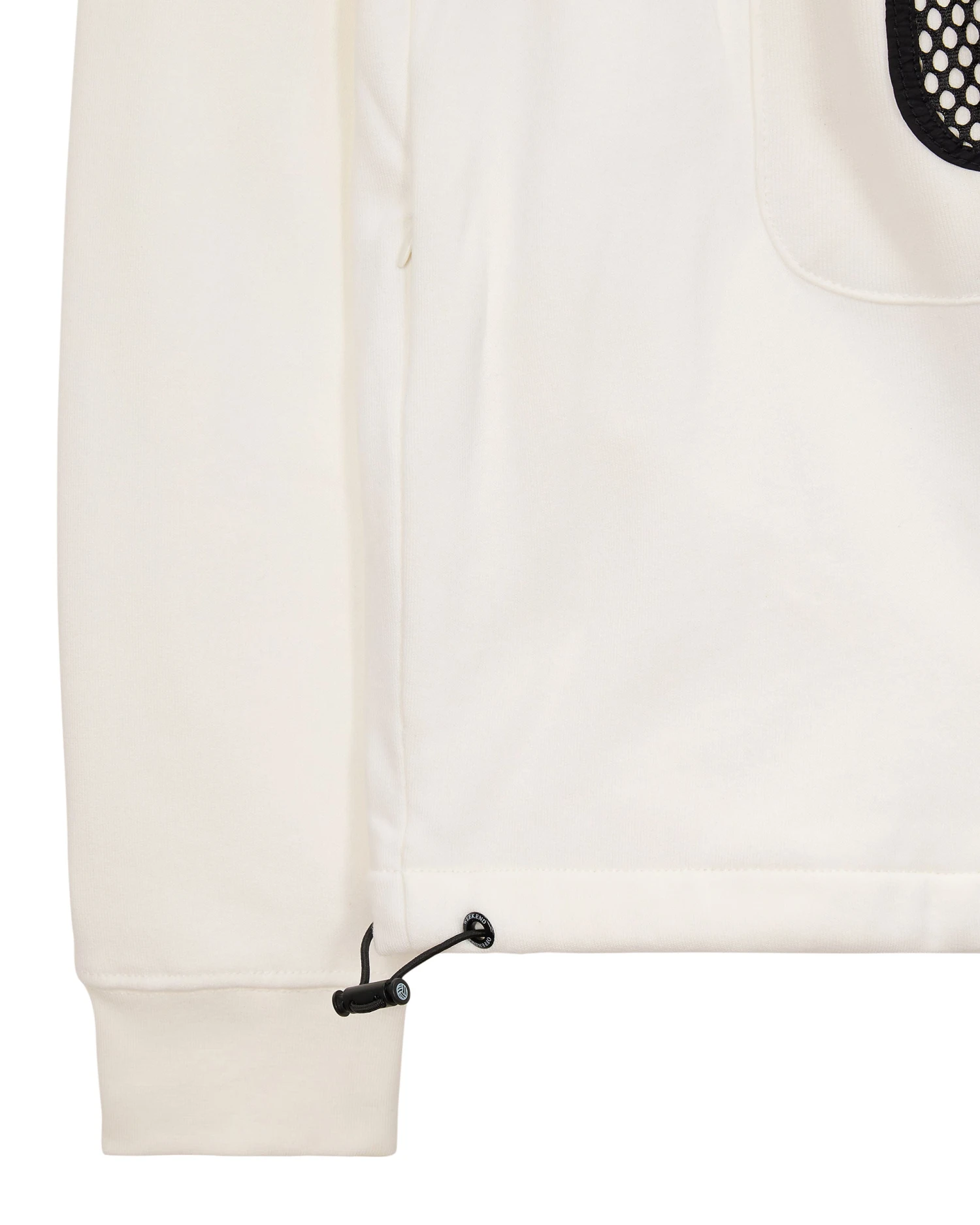Weekend Offender Tanzmann Mesh Pocket Hoodie Winter White 6 Weekend Offender Tanzmann Mesh Pocket Hoodie Winter White - Image 6