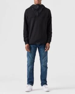 Weekend Offender Hamilton Hoodie Black 9 Weekend Offender Hamilton Hoodie Black -Clothing Shop HDAW2309 HAMILTON BLACK 0159 MODEL