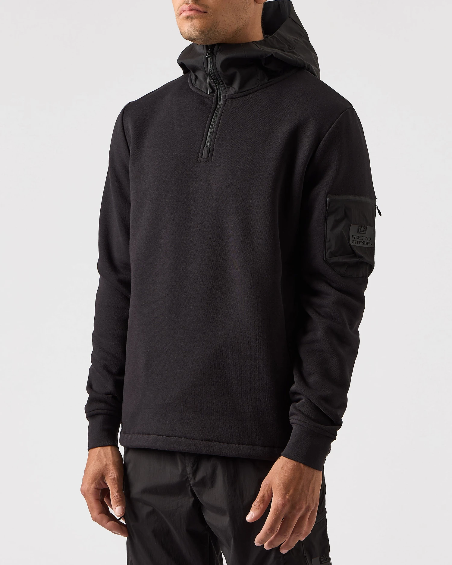 Weekend Offender Caillet Hoodie Black 2 Weekend Offender Caillet Hoodie Black - Image 2