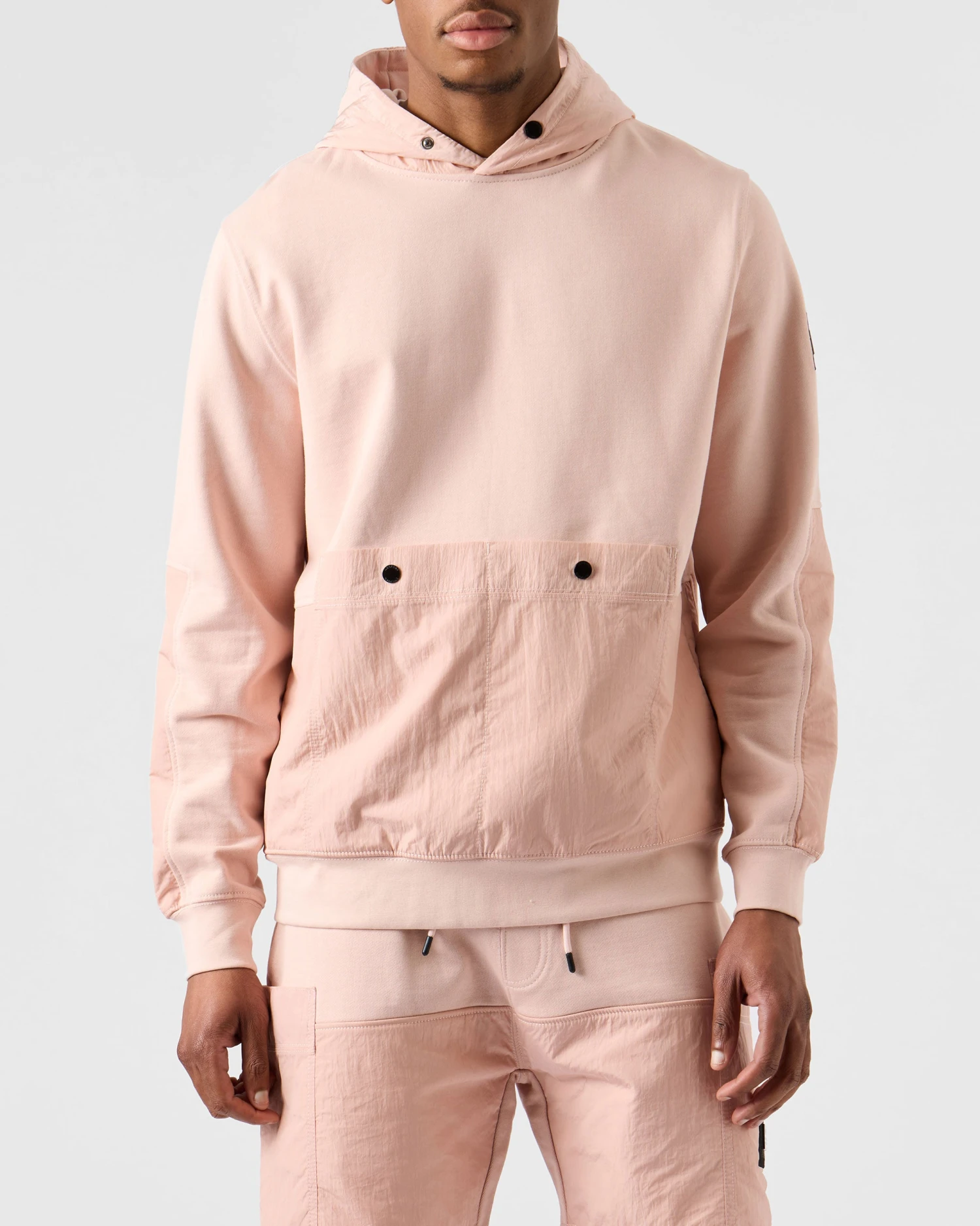 Weekend Offender Murata Pocket Hoodie Rosewater 3 Weekend Offender Murata Pocket Hoodie Rosewater - Image 3