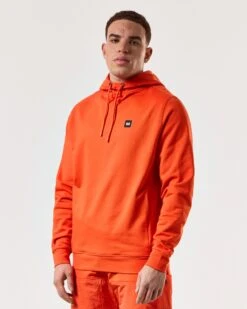 Weekend Offender Ribbe Hoodie Pure Orange -Clothing Shop HDSS2401 RIBBE PURE ORANGE 5351 MODEL