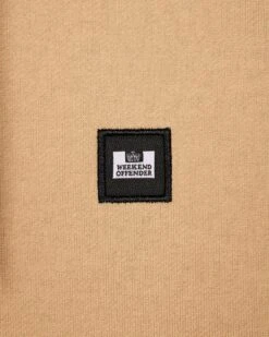 Weekend Offender Mernieres Hoodie Cognac Brown -Clothing Shop HDSS2402 MERNIERES COGNAC 0103