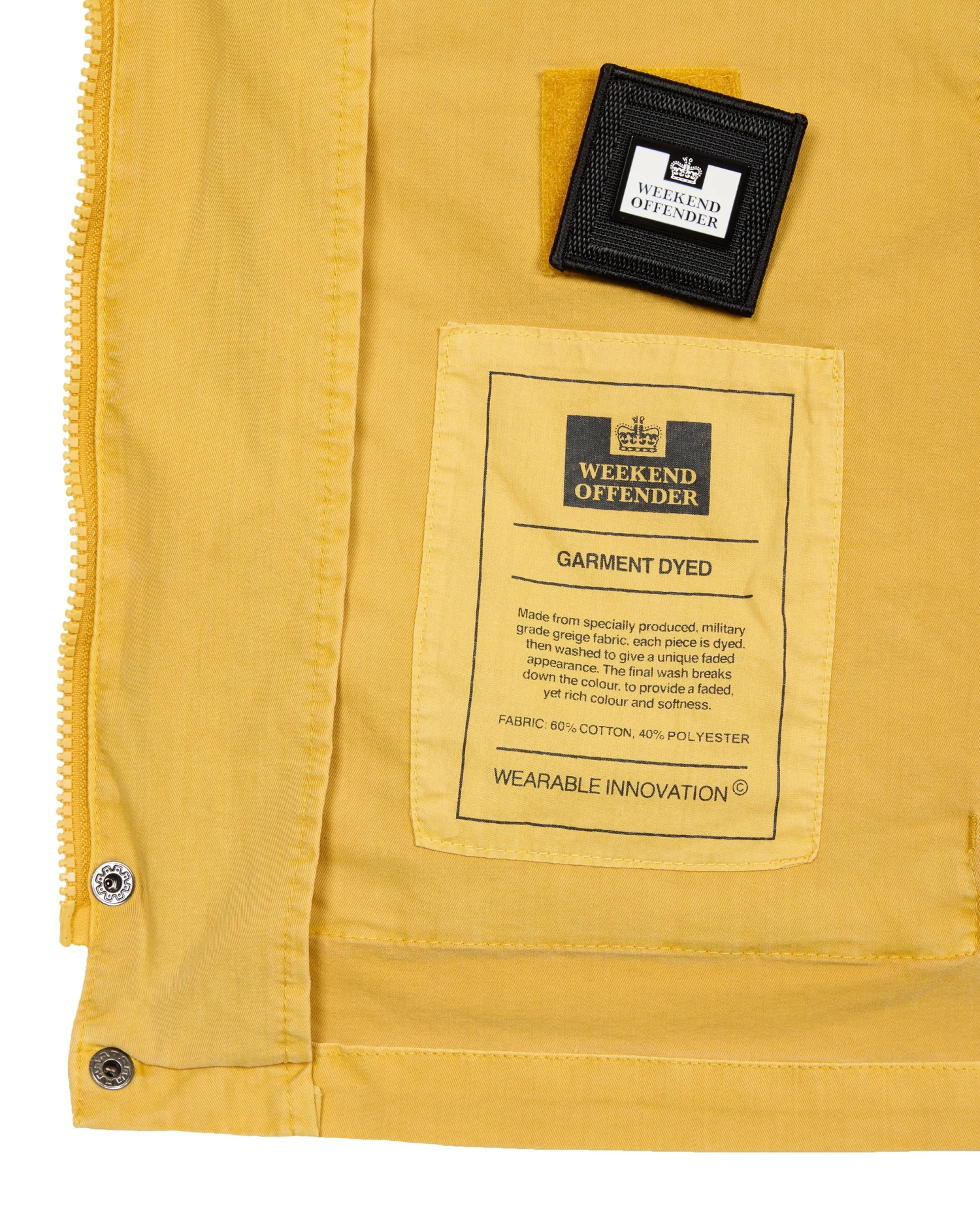 Weekend Offender Cotoca Garment Dye Jacket Honeycomb 8 Weekend Offender Cotoca Garment Dye Jacket Honeycomb - Image 8