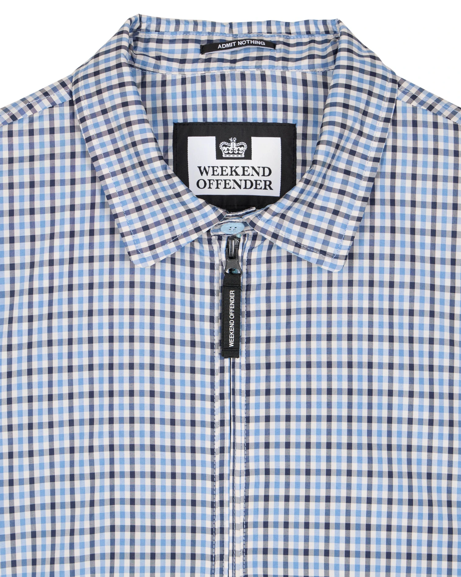 Weekend Offender Campbell Harrington Jacket Blue House Check 6 Weekend Offender Campbell Harrington Jacket Blue House Check - Image 6