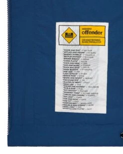 Weekend Offender Plex Windbreaker Jacket Juniper Blue -Clothing Shop JKAW23 PLEX JUNIPER 7573