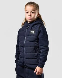 Weekend Offender Kids Toronto Gilet Navy -Clothing Shop JKAW2307 TORONTO NAVY 0748 KIDS