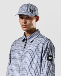 Weekend Offender Campbell Harrington Jacket Blue House Check 11 Weekend Offender Campbell Harrington Jacket Blue House Check -Clothing Shop JKAW2309 CAMPBELL BLUE CHECK 1113 MODEL