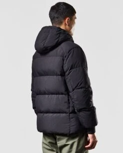 Weekend Offender Amsterdam Down Jacket Black -Clothing Shop JKAW2313 AMSTERDAM BLACK 1428 MODEL