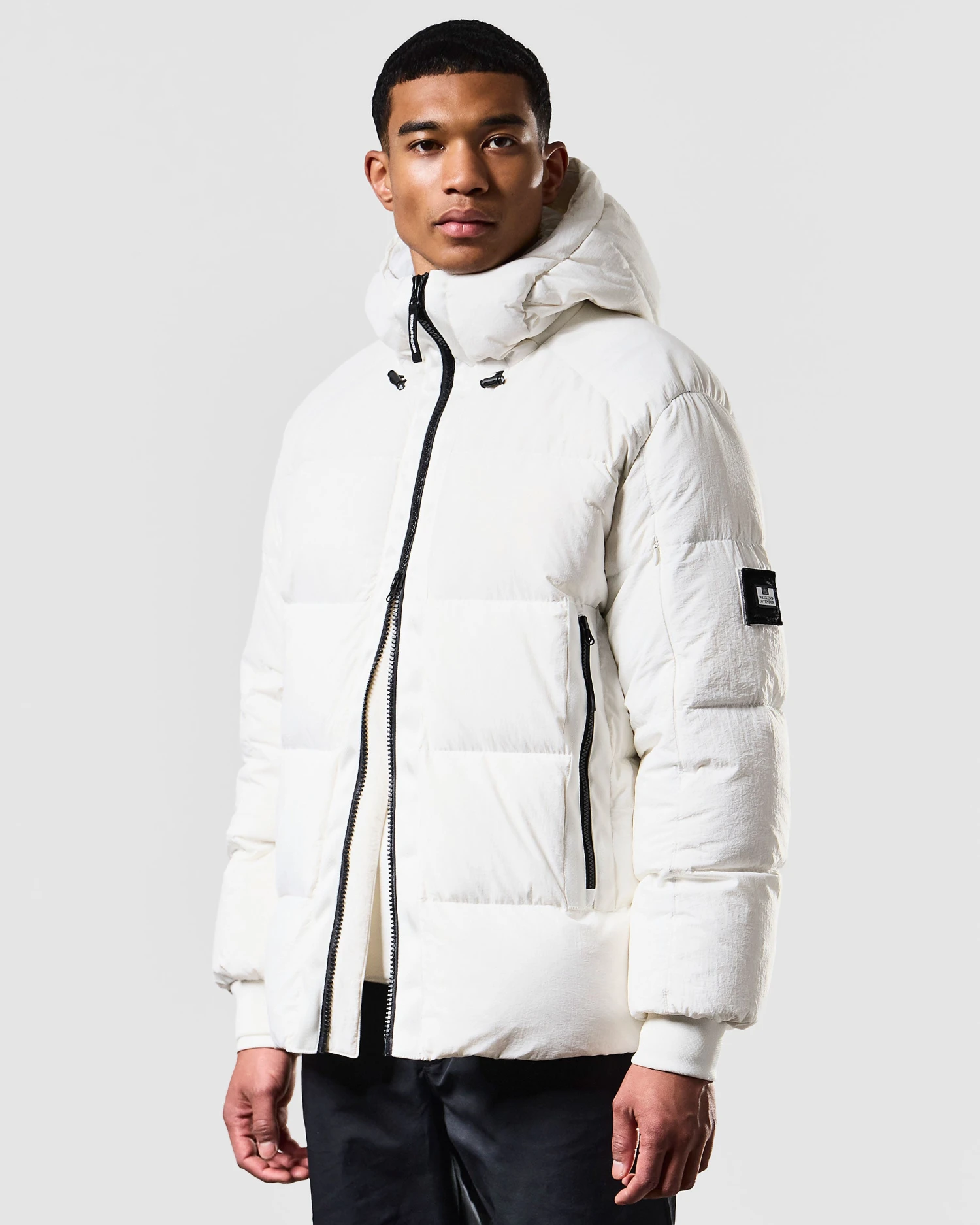 Weekend Offender Amsterdam Down Jacket Winter White 2 Weekend Offender Amsterdam Down Jacket Winter White - Image 2