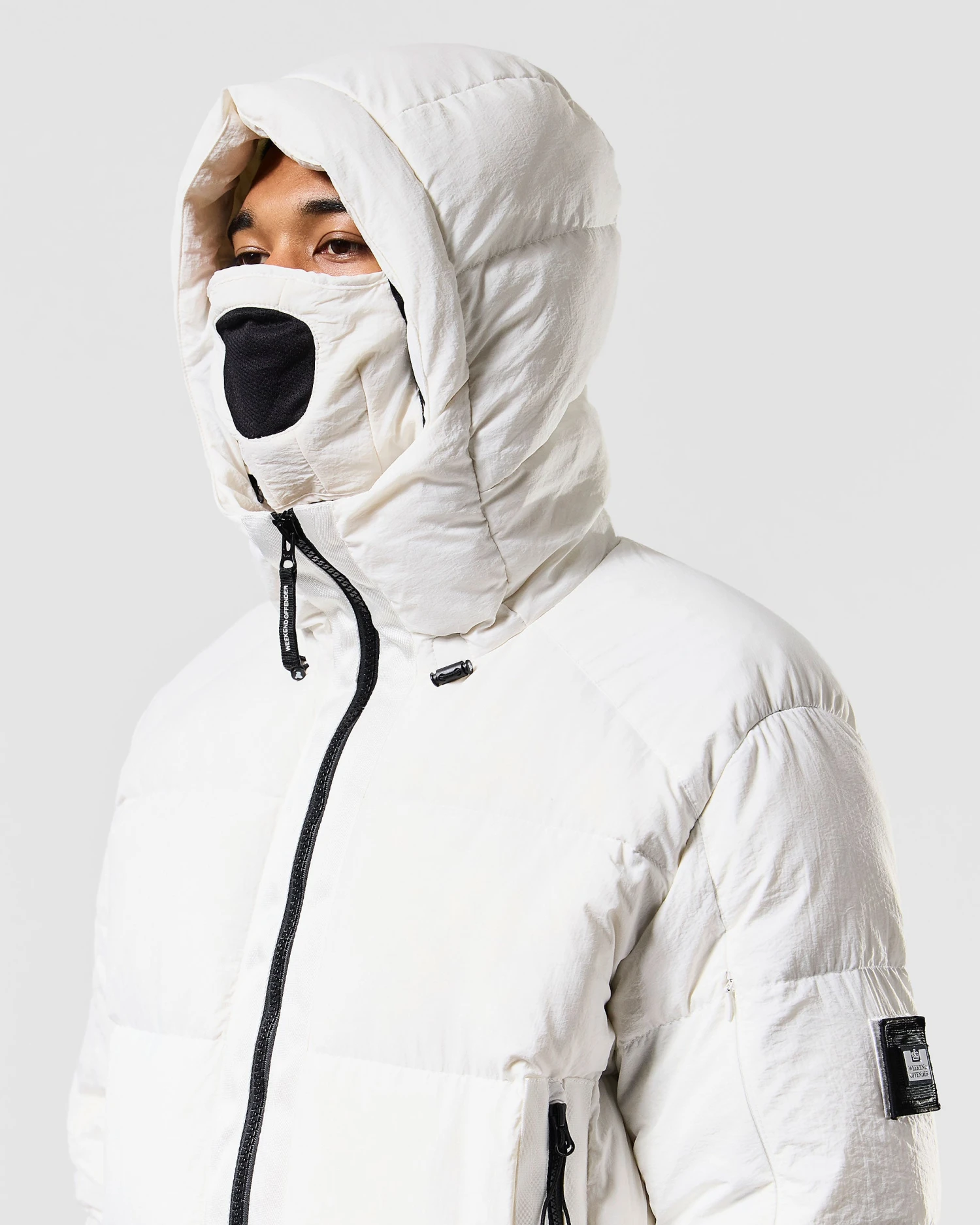 Weekend Offender Amsterdam Down Jacket Winter White 4 Weekend Offender Amsterdam Down Jacket Winter White - Image 4