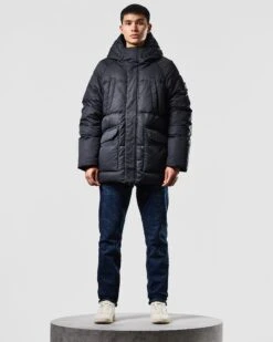 Weekend Offender Storm Down Jacket Black 11 Weekend Offender Storm Down Jacket Black -Clothing Shop JKAW2314 STORM BLACK 1361 MODEL