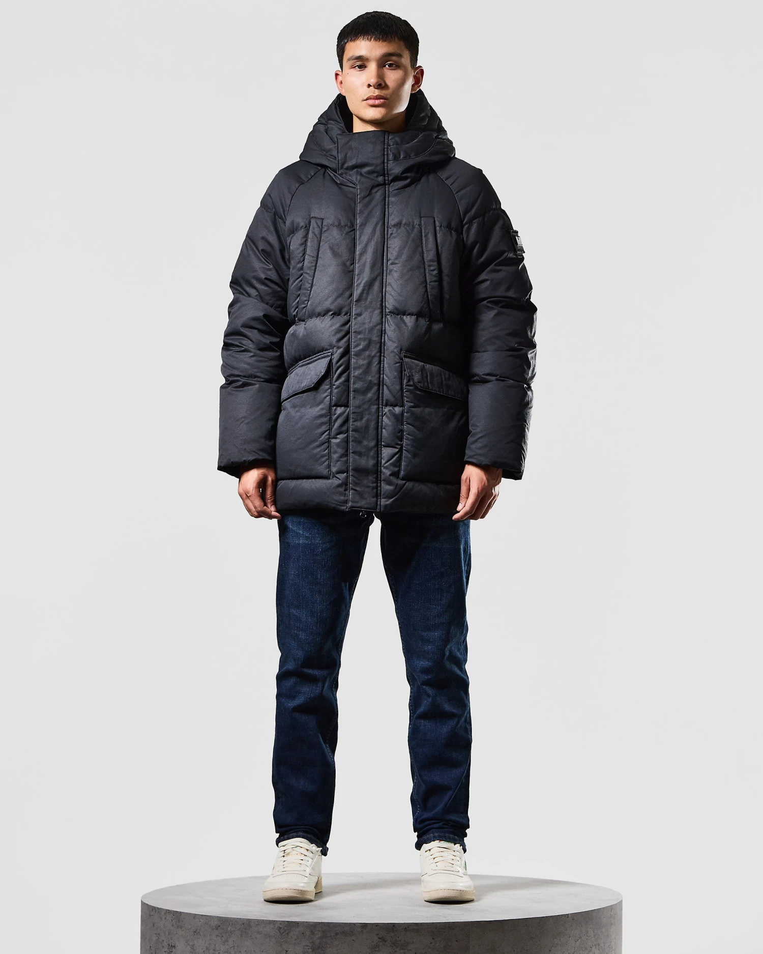 Weekend Offender Storm Down Jacket Black 3 Weekend Offender Storm Down Jacket Black - Image 3