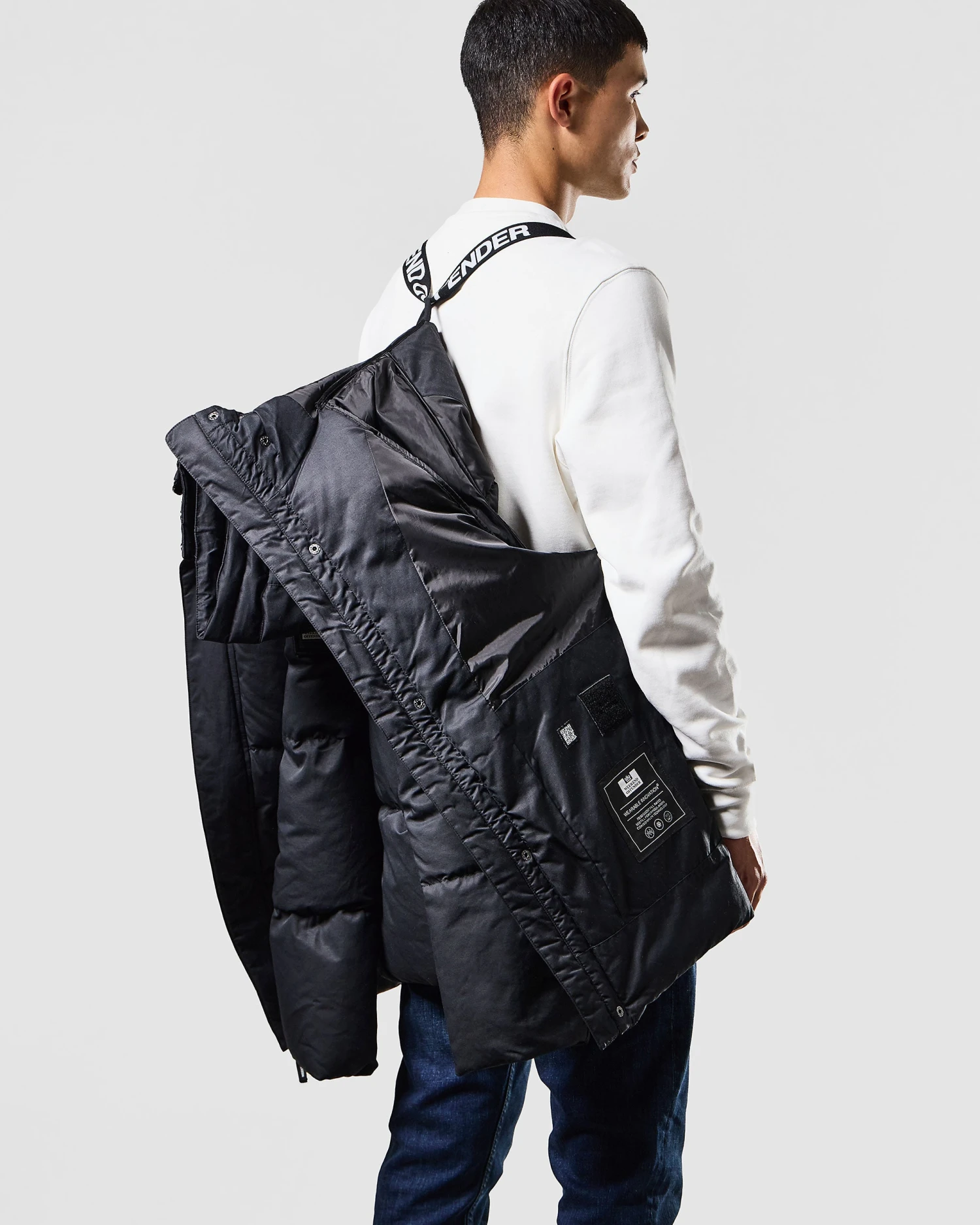 Weekend Offender Storm Down Jacket Black 5 Weekend Offender Storm Down Jacket Black - Image 5