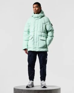 Weekend Offender Storm Down Jacket Mint Tea Green -Clothing Shop JKAW2314 STORM MINT TEA 1693 MODEL