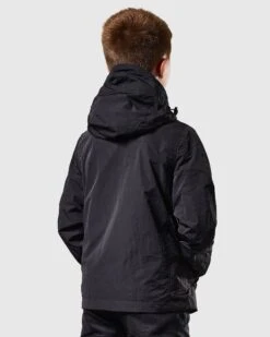 Weekend Offender Kids Plex Windbreaker Jacket Black -Clothing Shop JKAW2319 PLEX BLACK 0559 KIDS