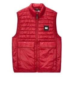 Weekend Offender Scardina Packable Gilet Scarlet Red